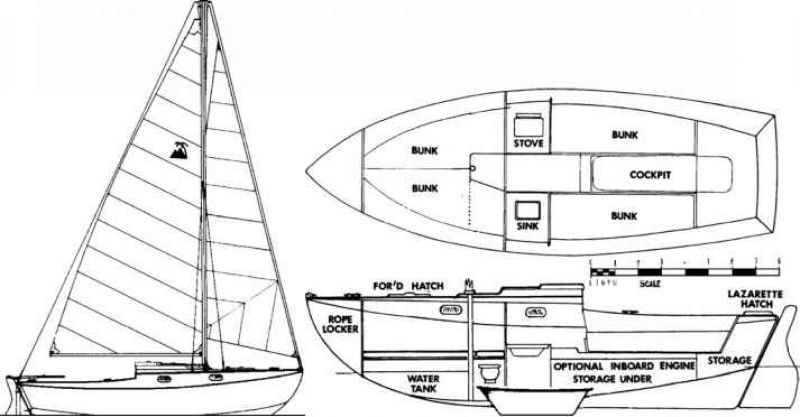 Sea Islander 20 Sailboat by Edson - ED Douthit and Son Boatworks