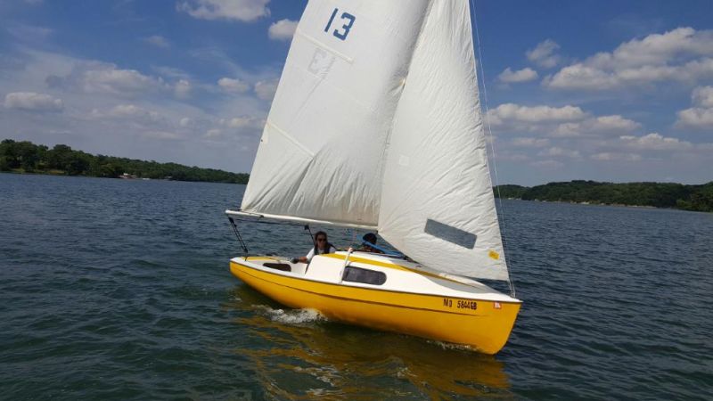 Sto-A-Way 16 Sailboat by Advance Sailboat Corp / Dolphin Sailboats